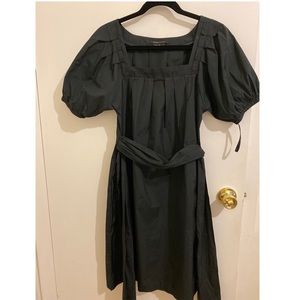 Vintage black colour dress.